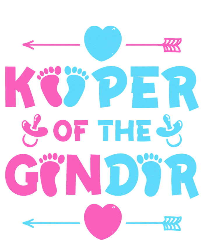 Keeper of the Gender Baby Party Gender Reveal Announcement Toddler Long Sleeve Shirt