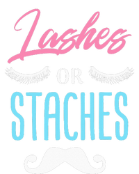 Lashes Or Staches Gender Reveal Party Supplies Metallic Star Ornament