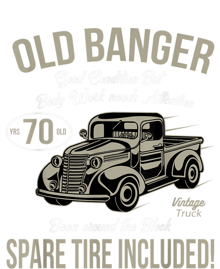 70th Birthday Vintage Old Banger 70 Years Old  Gift Retro Sweatshirt Cinch Pack Bag