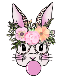 Cute Easter Bunny With Flower Crown And Bubblegum Kids T-Shirt