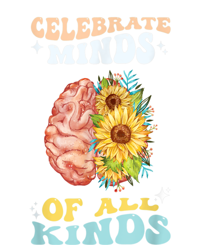 Celebrate Minds Of All Kinds Neurodiversity Autism Awareness Premium T-Shirt