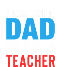 Father's Day Best Dad Raises A Teacher Essential Gift Sustainable Beanie