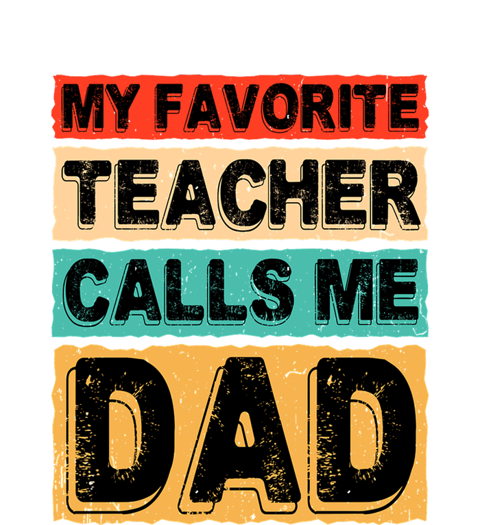 Vintage My Favorite Teacher Calls Me Dad Gift Father's Day Kids Hoodie