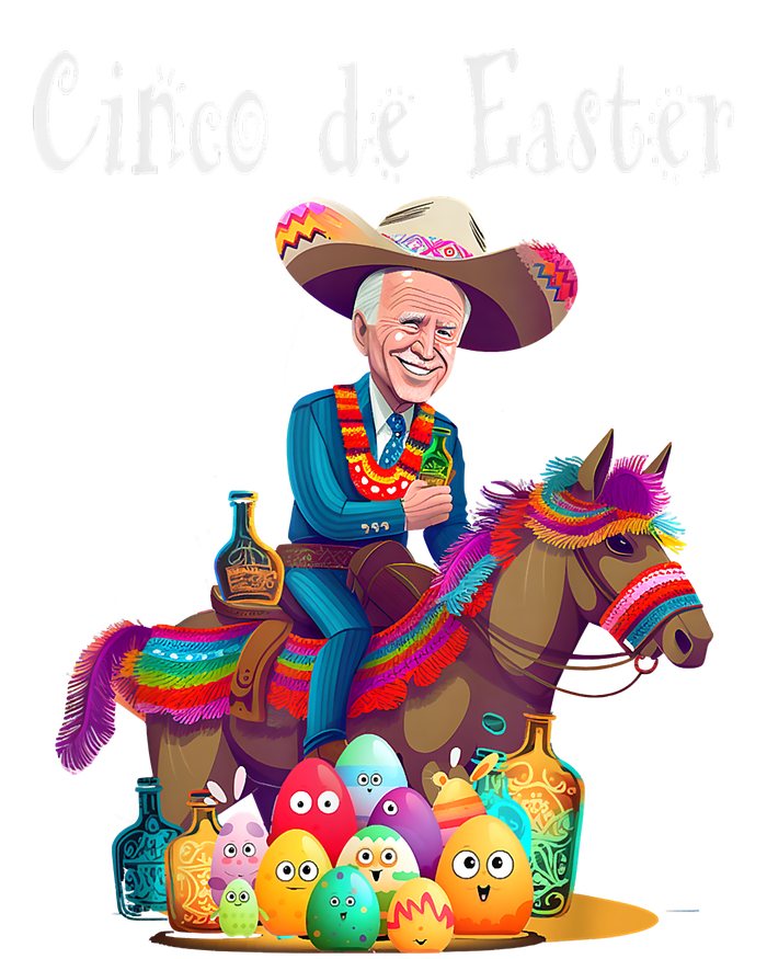 Biden Ride Donkey, Sombrero, Easter Egg Hunt T-Shirt