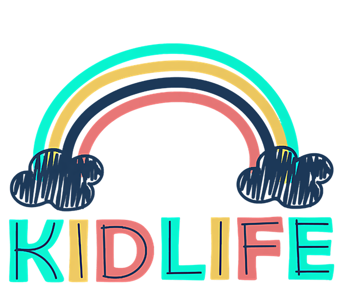 KIDLIFE Rainbow Logo Garment-Dyed Heavyweight T-Shirt