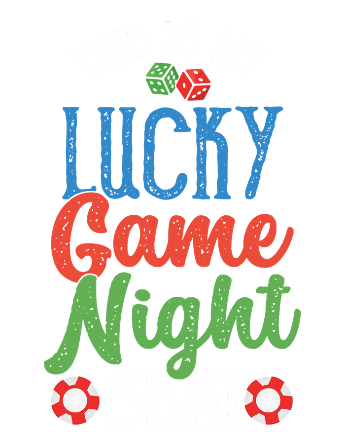 This Is My Lucky Game Night Outfit Poker Casino Gambling Garment-Dyed Heavyweight T-Shirt