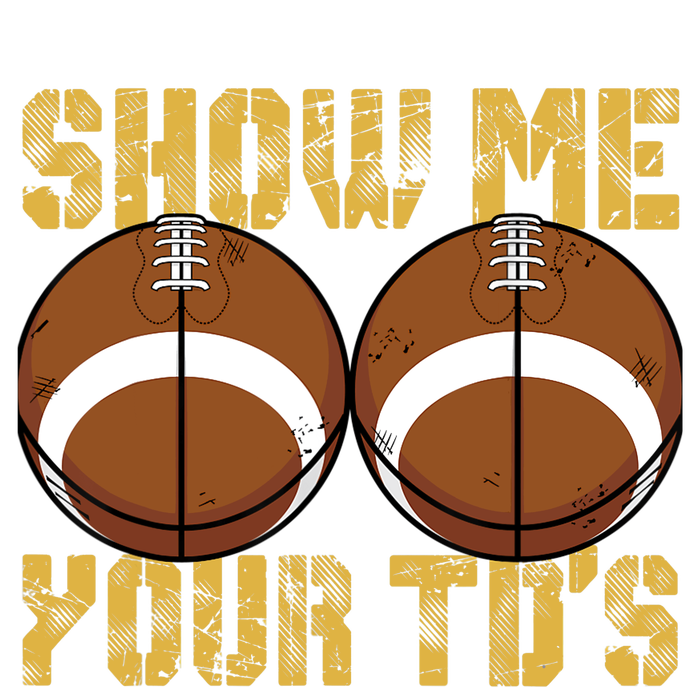 Funny Show Me Your TDs Fantasy Football Valucap Bio-Washed Visor