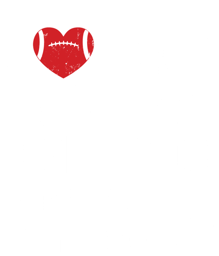 I Love Big Sacks Tight Ends and A Strong D Funny Football T-Shirt