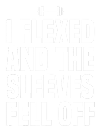 I Flexed And The Sleeves Fell Off Funny Gym Workout Tank Top Flat Bill Trucker Hat