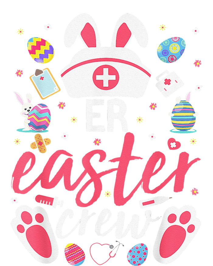 ER Easter Nurse Crew Easter Day Emergency Room Nurses Bunny T-Shirt