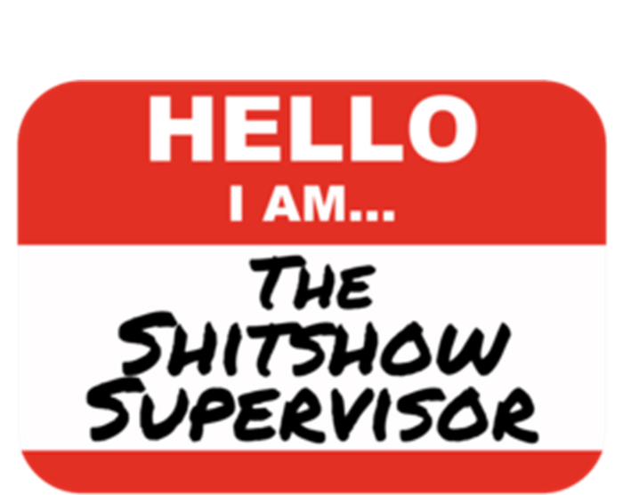 Shitshow Supervisor Funny Manager And Supervisor Women's Tri-Blend 3/4-Sleeve Raglan Shirt