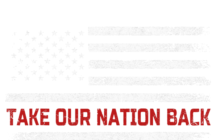 Take Our Nation Back Trump 2024 Election Pro Trump US Flag Short Acrylic Beanie