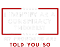 I Identify As A Conspiracy Theorist My Pronouns Are Told Poster