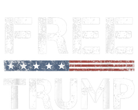 Free Trump Support Trump 2024 America Flag T-Shirt