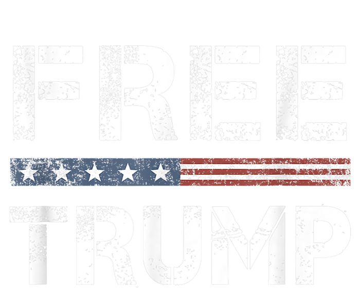 Free Trump Support Trump 2024 America Flag T-Shirt