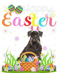 Funny Egg Hunting Bunny Giant Schnauzer Dog Happy Easter T-Shirt