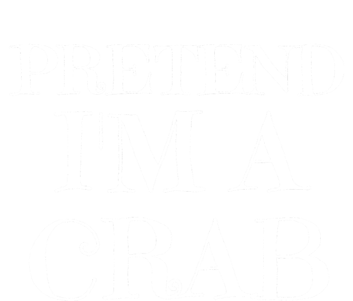 Pretend I'm A Crab Funny Gag Costume Gift Kids Long Sleeve Shirt