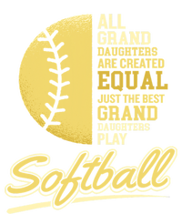 Softball Pitcher Hitter Catcher My Granddaughter Plays Softball Design For Grand Women's V-Neck T-Shirt