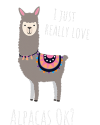 Alpaca Design - I Just Really Love Alpacas Ok Women's Racerback Tank