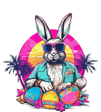 Cute Easter Bunny Retro Miami Look Colourful Eggs T-Shirt