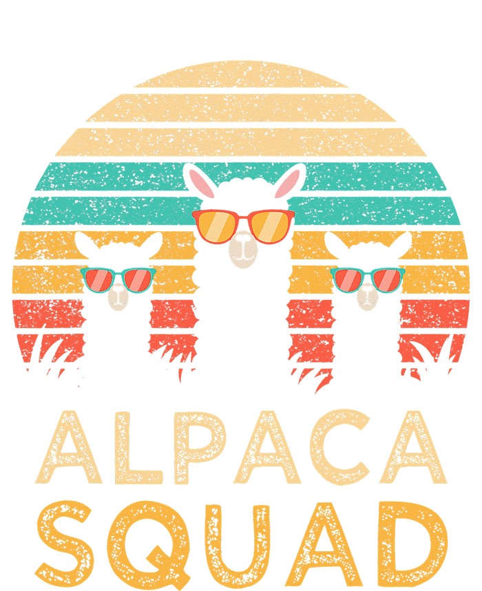 Funny Alpaca Squad Sunglasses Cool Alpacas Vintage Gift Platinum Collection Golf Towel