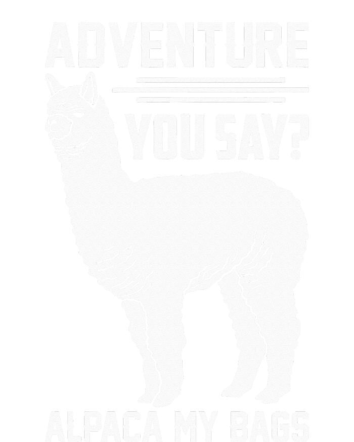 Funny Llama Adventure Alpaca My Bags Travel Drawstring Bag