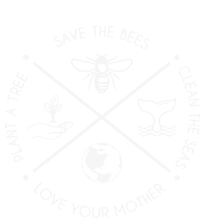 Earth Day Save the Bees Plant More Trees Clean the Seas Kids Long Sleeve Shirt