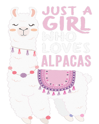 Just A Who Loves Alpacas Cute Alpaca Long Sleeve Shirt