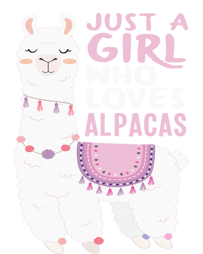 Just A Who Loves Alpacas Cute Alpaca Long Sleeve Shirt