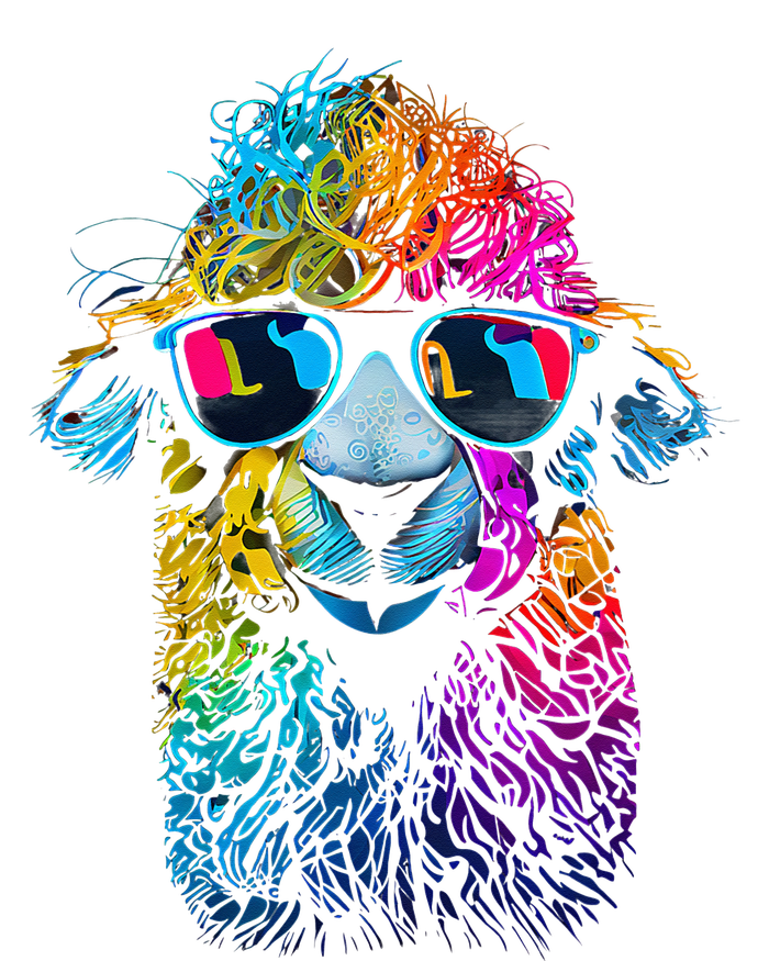 Lama Colorful Cool Alpaca Alpacalover T-Shirt