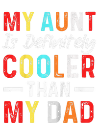  My Aunt Is Definitely Cooler Than My Dad Funny Saying Quote Baby Long Sleeve Bodysuit