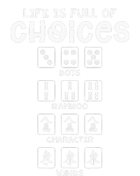 Life Is Full Of Choice Mahjong Player Chinese Mahjong Lover V-Neck T-Shirt