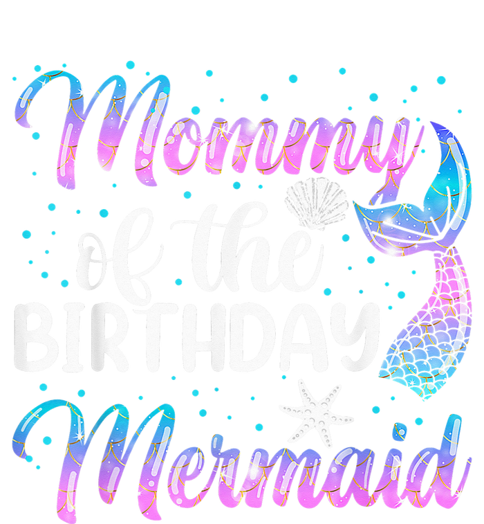 Mommy Of The Mermaid Birthday Mom Snapback Five-Panel Rope Hat