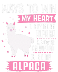 Ways To Win My Heart Be An Alpaca - I Love Alpacas Funny Women's V-Neck T-Shirt