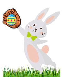 Happy Easter Baseball Bunny Catches Egg T-Shirt