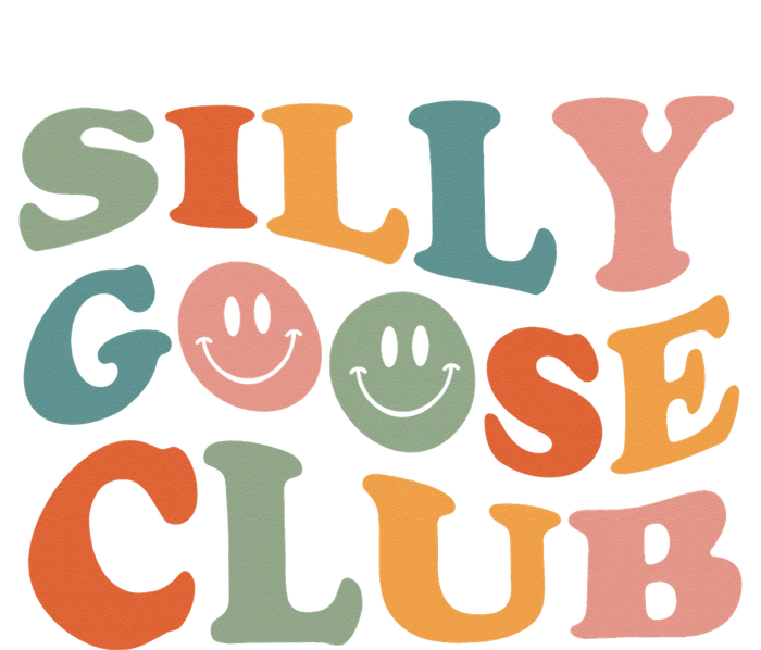 Silly Goose Club Silly Goose Meme Smile Face Trendy Costume Women's Knotted Racerback Tank