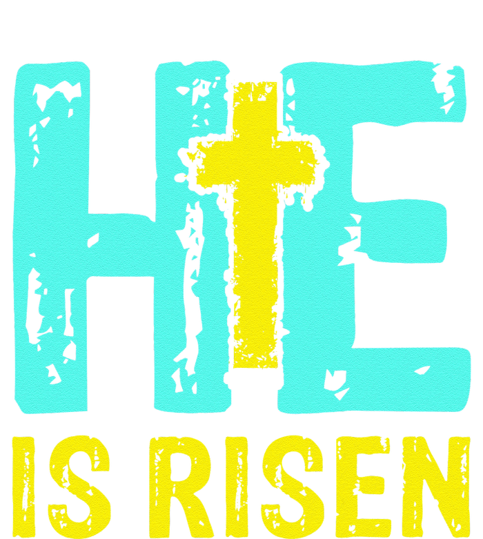 Happy Easter Day He Is Risen Christian Easter Cooling Performance Long Sleeve Crew