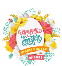 Happy Easters Egg Colorful Wreath Adults T-Shirt