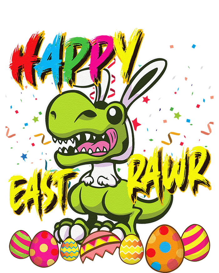 Happy Eastrawr TRex Easter Dinosaur Egg Bunny Dino T-Shirt