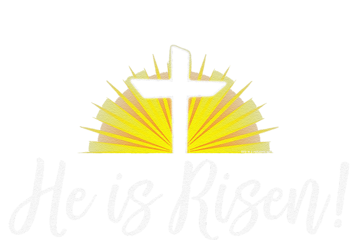 He Is Risen Christian Easter Cross T-Shirt