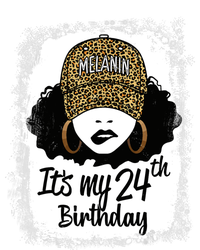 24 Years Old Leopard Melanin Girl It's My 24th Birthday Tank Top