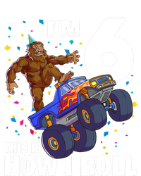 I'm 6 Bigfoot Sasquatch Monster Truck 6th Birthday Boy Poster