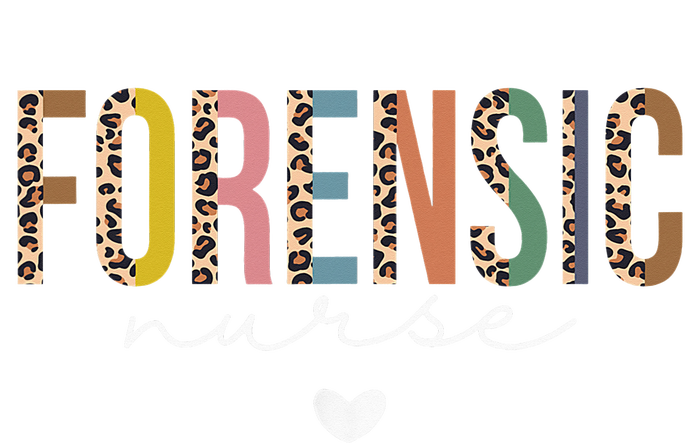 Cute Forensic Nurse SANE Nurse Leopard Nursing T-Shirt