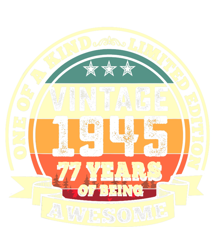 77th Birthday Vintage Tee Retro Awesome 1945 77 Years Old Tank Top T-Shirt