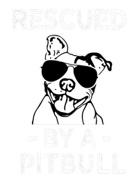 Rescued by my Pitbull Dog funny saying T-Shirt