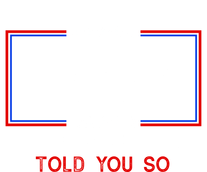 I Identify As A Conspiracy Theorist Pronouns Are Told You So Poster