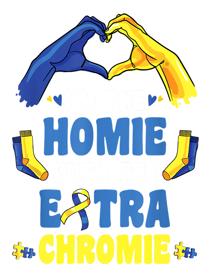 I'm The Homie With Extra Chromie Down Syndrome Awareness Day Kids Tie-Dye T-Shirt