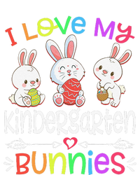 I Love My Kindergarten Bunnies Teacher Easter Day Bunny Egg T-Shirt