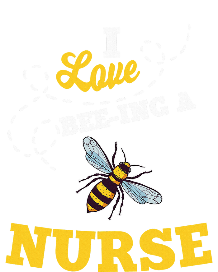 I Love BeeIng A Nurse Honey Bee Job Profession Premium T-Shirt