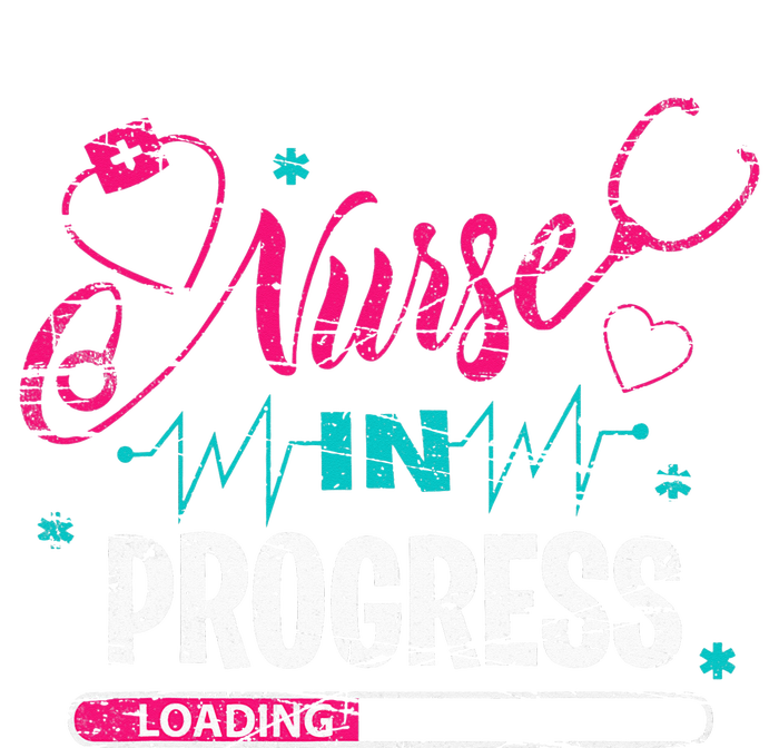 In Progress Nurse Funny Nursing School Baby Long Sleeve Bodysuit